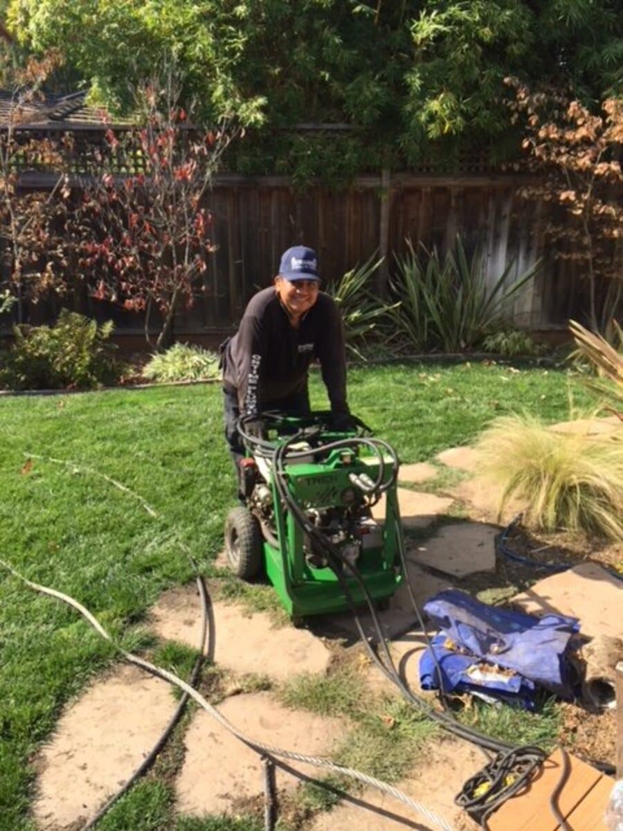 Drain clearing job by On Time Plumbing